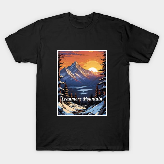 Cranmore Mountain ski New Hampshire T-Shirt by UbunTo